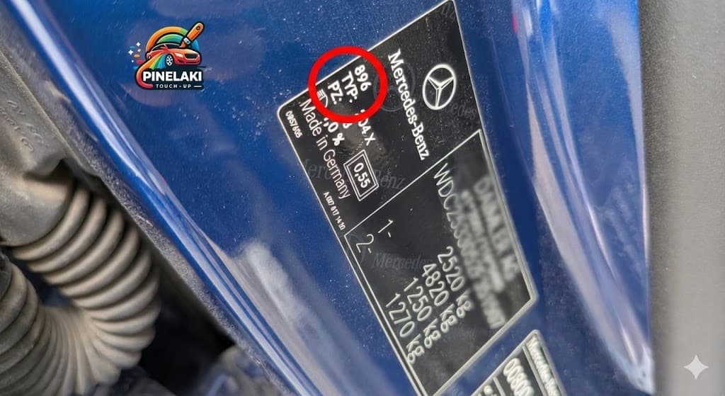 ετικέτα κωδικού χρώματος οπτική