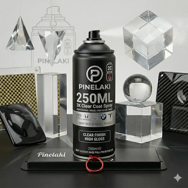 Βερνίκι 2K Clear Coat: Το τέλειο φινίρισμα για να εφαρμοστεί μετά τα χρώματα ψεκασμού - 250ml