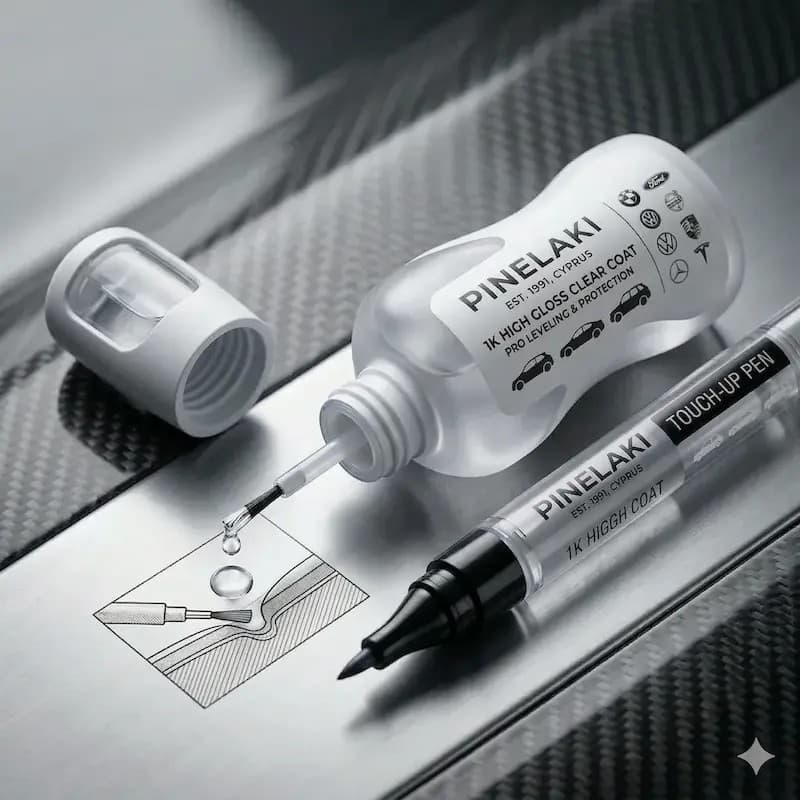Clear Coat Touch Up Βερνίκι: Βελτίωση & Προστασία Επισκευών Βαφής - Pinelaki