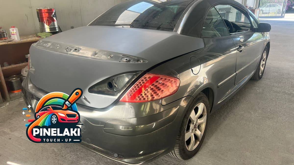 Εντοπισμός του κωδικού βαφής του Peugeot 307 (2005)